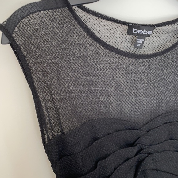 Bebe mesh black top - Picture 3 of 5